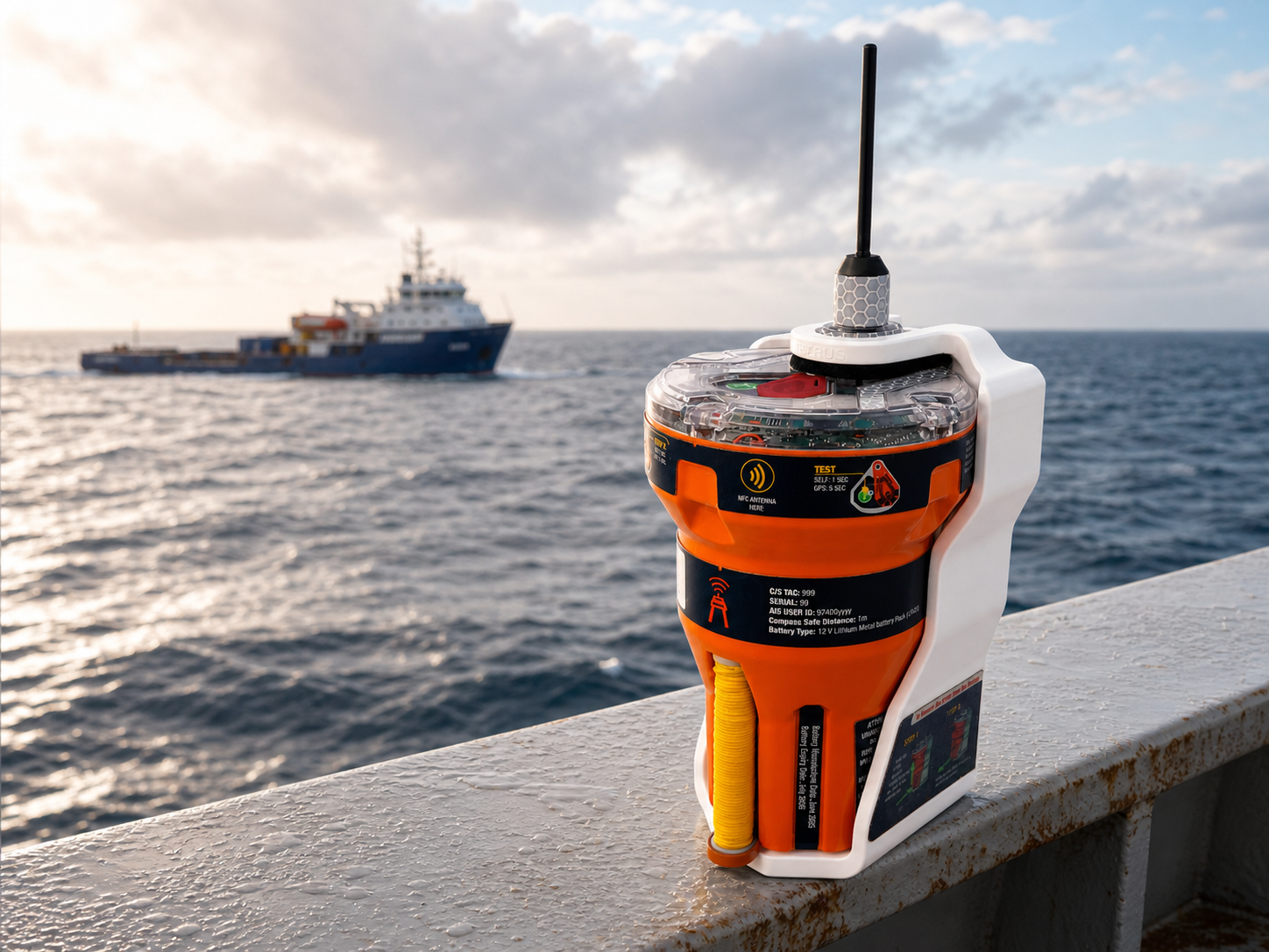 EPIRB PH7001 w/ AIS — deniz araçları için acil konum verici cihazı